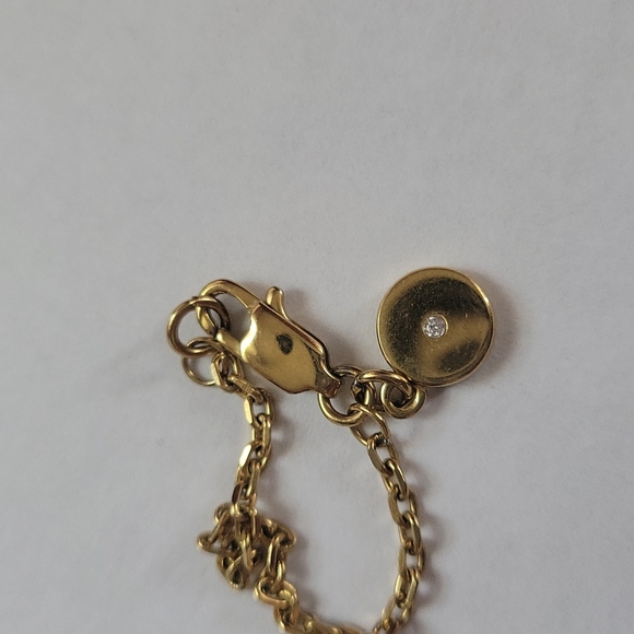 Michael Kors Gold Baguette & Pave Barrel Pendant Mkj3843710 Necklace - Picture 6 of 10